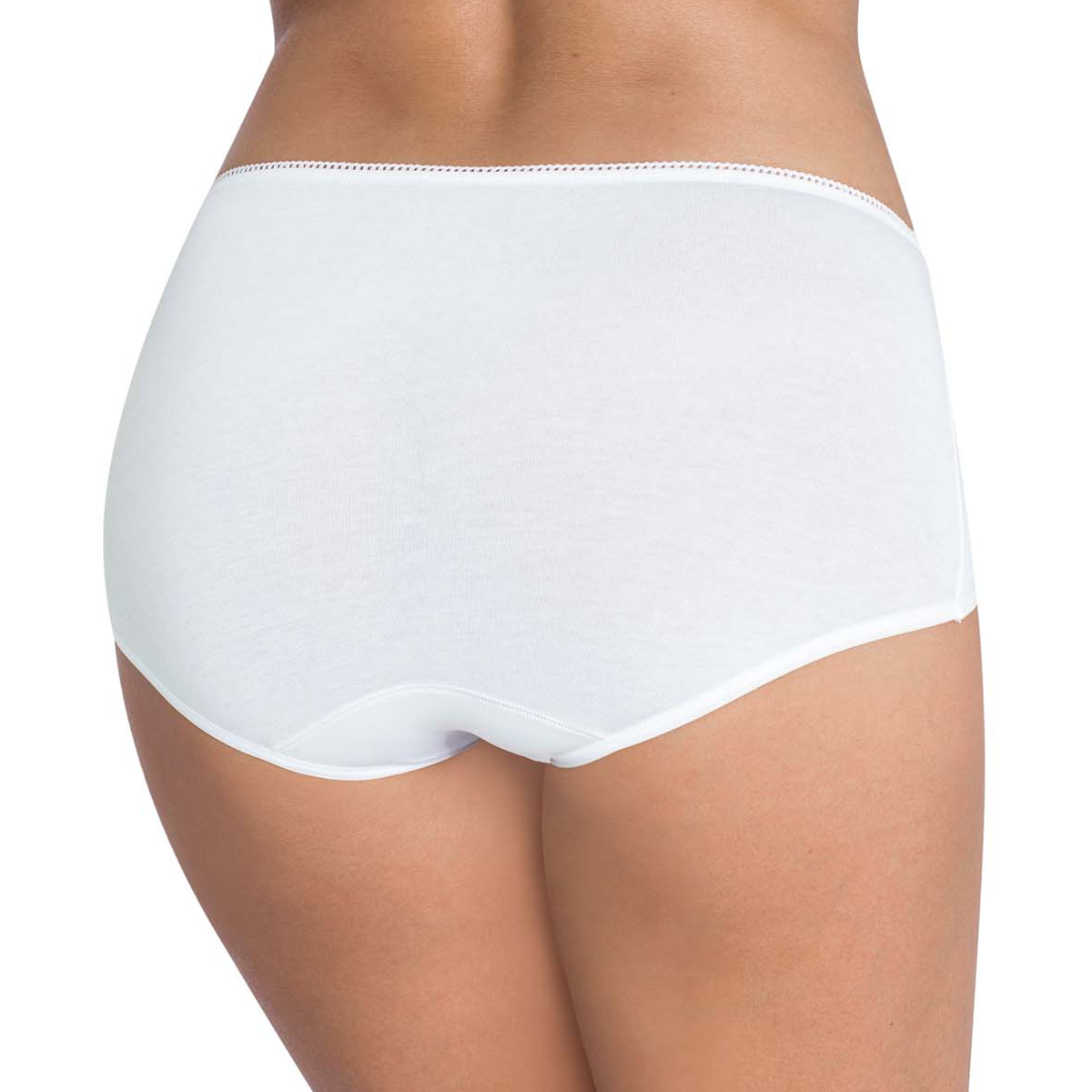 Sloggi 24/7 Cotton H 3-Pack midi trusse, hvid - 10167221 - 0003 - White