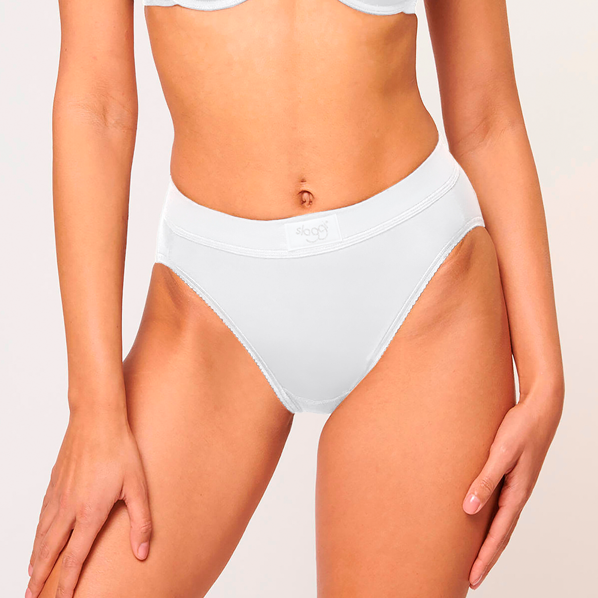 Sloggi Double Comfort 2-Pack tai trusse, hvid - 10213270 - 0003 - White