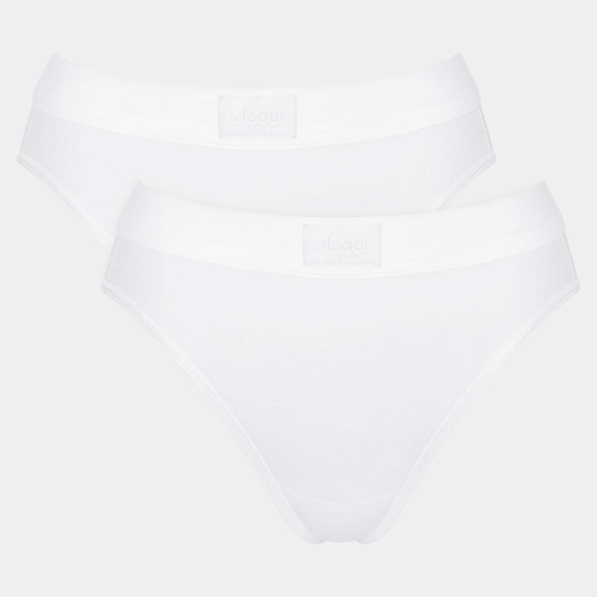 Sloggi Double Comfort 2-Pack tai trusse, hvid - 10222795 - 0003 - White