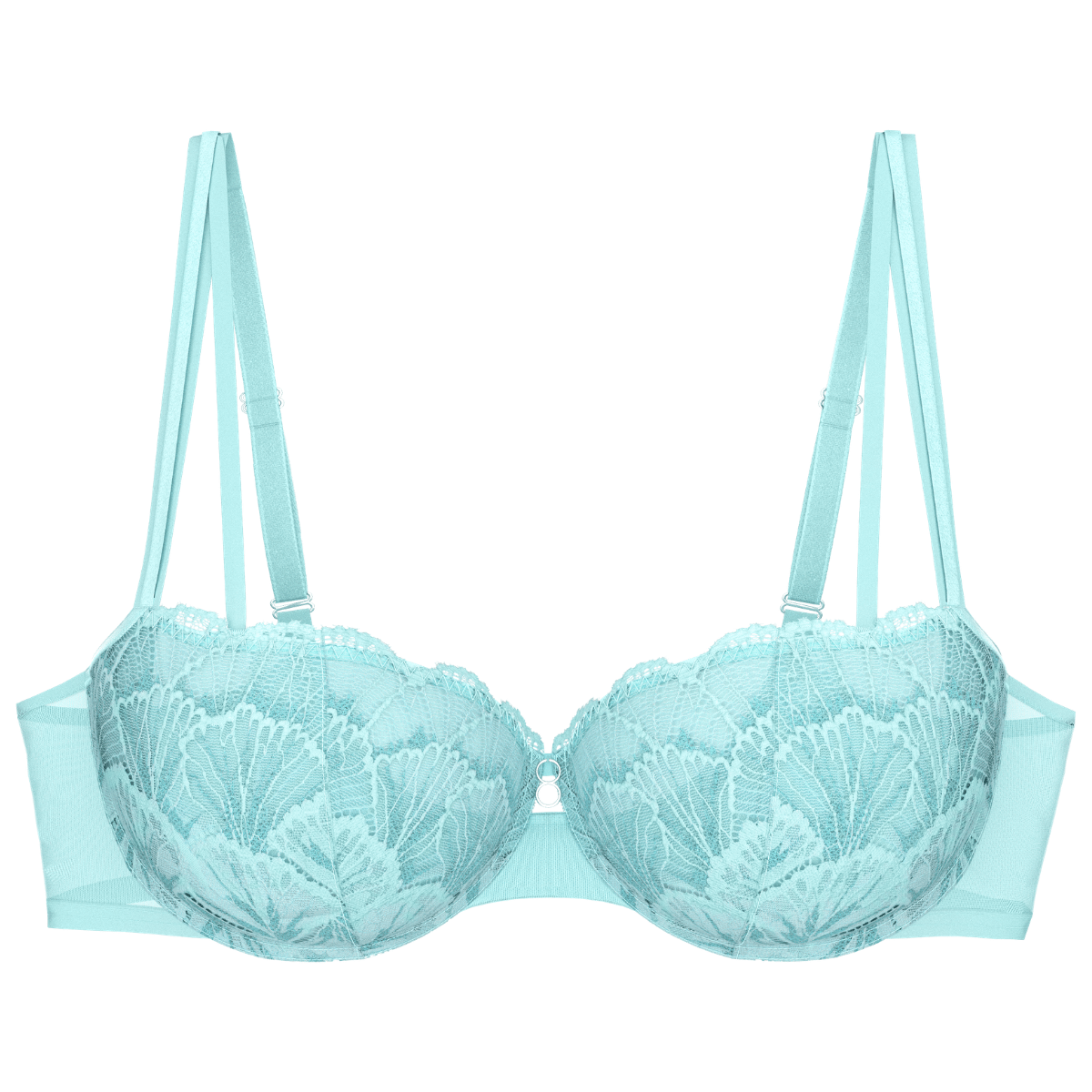 Triumph Palina Moonlight Kiss WH balconette BH, lyseblå - 10224870 - 1817 - Capri Blue