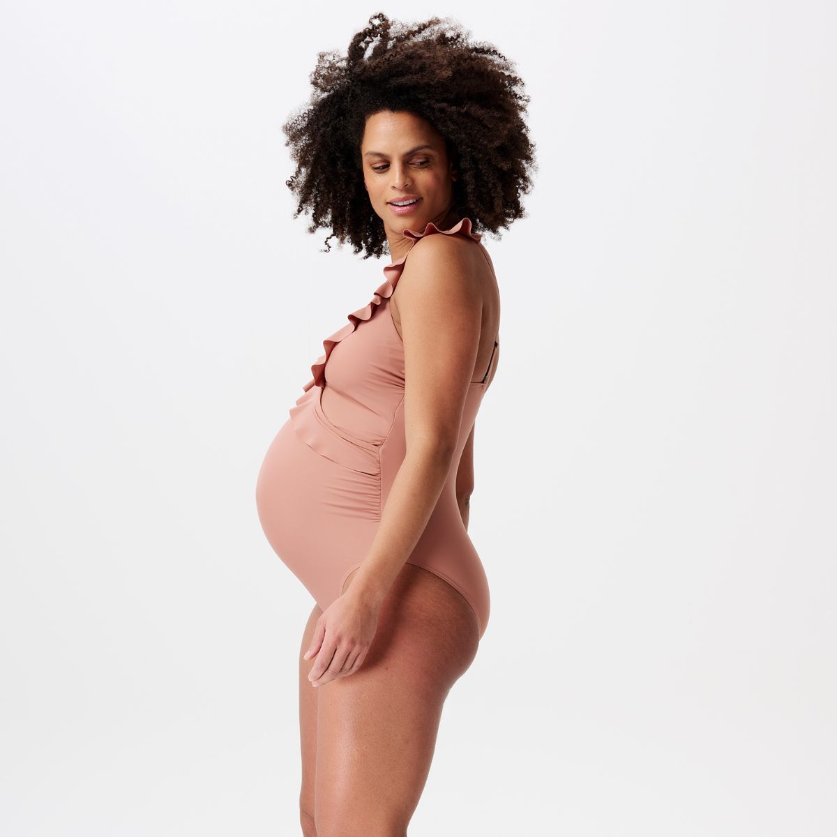Noppies Sima graviditetsbadedragt, rosa - 30N4311 - N143 - Burlwood