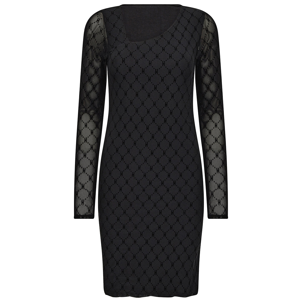 Hype The Detail Mesh kjole, sort - 3-360-98 - 9 - Black