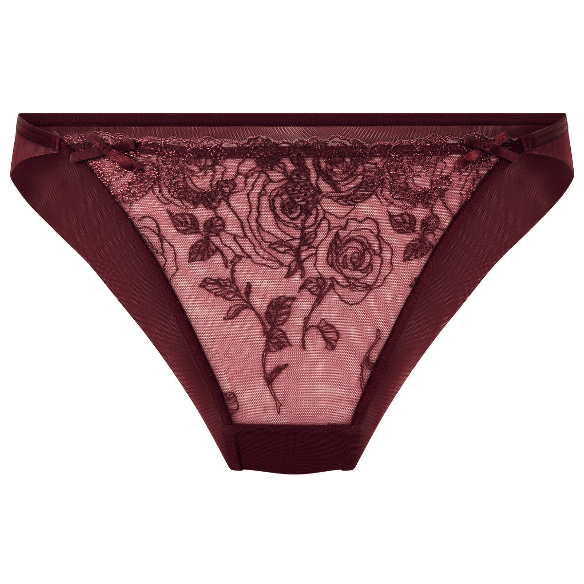 Hunkemöller Hollie brazilian trusse, bordeaux - 303228 - FIG - Fig