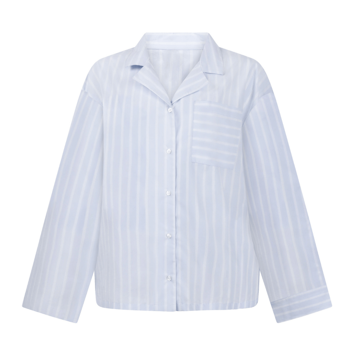 Hunkemöller natskjorte, lyseblå - 304652 - XENON BLUE - Xenon Blue