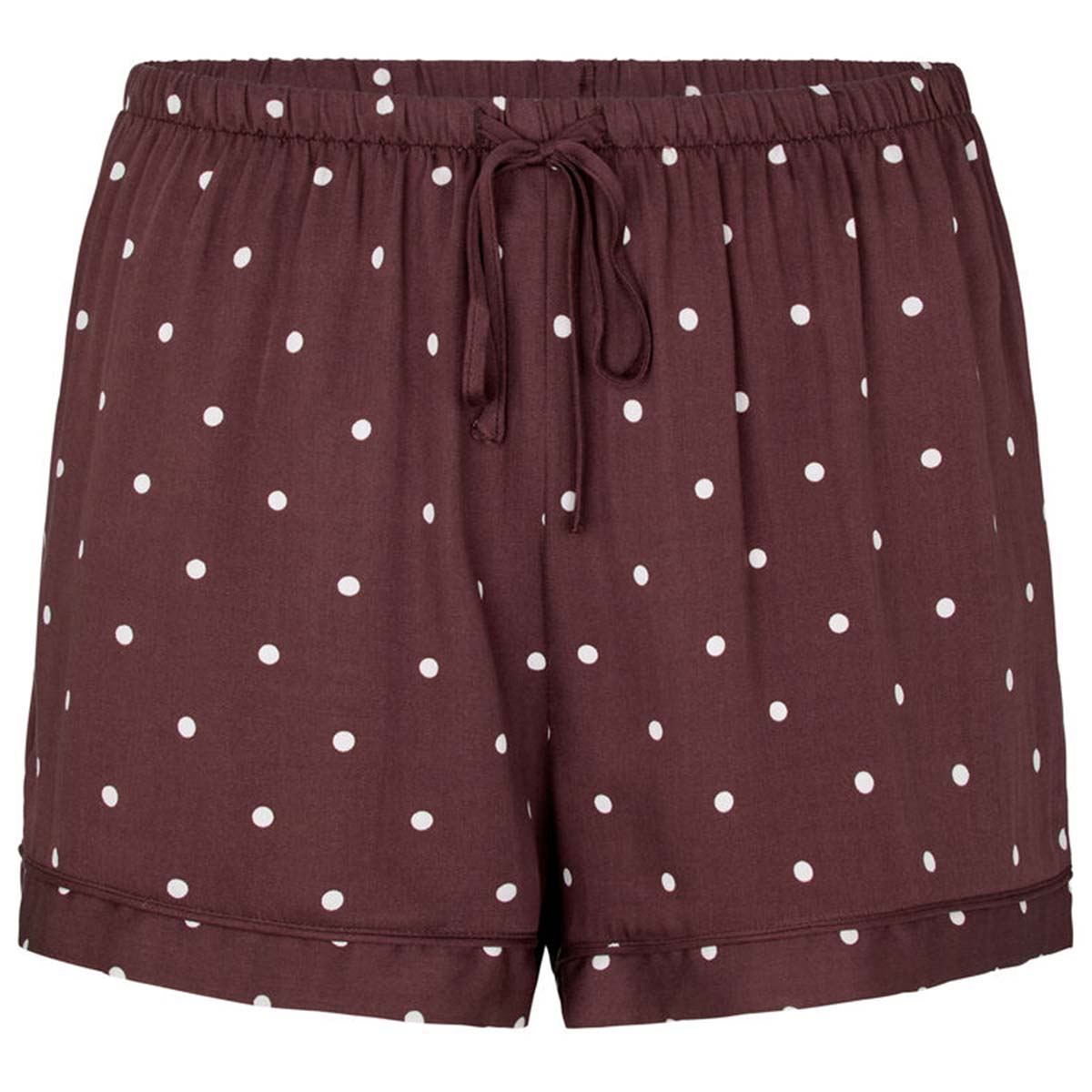 Hunkemöller natshorts, brun - 306100 - Deep Mahogany - Deep Mahogany