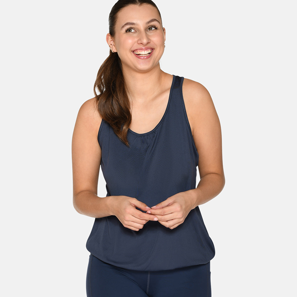 Zebdia Women Sports top, blå - 35050 - 6002 - Navy
