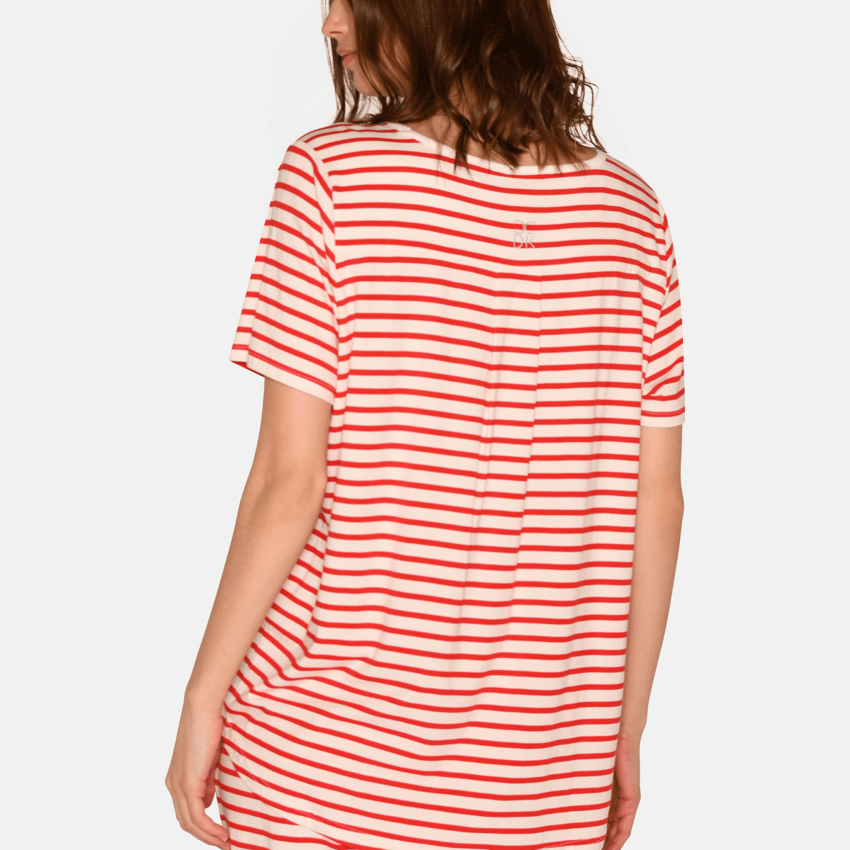 CCDK Bea t-shirt, rød - 60350 - 3029 - Bittersweet Stripe