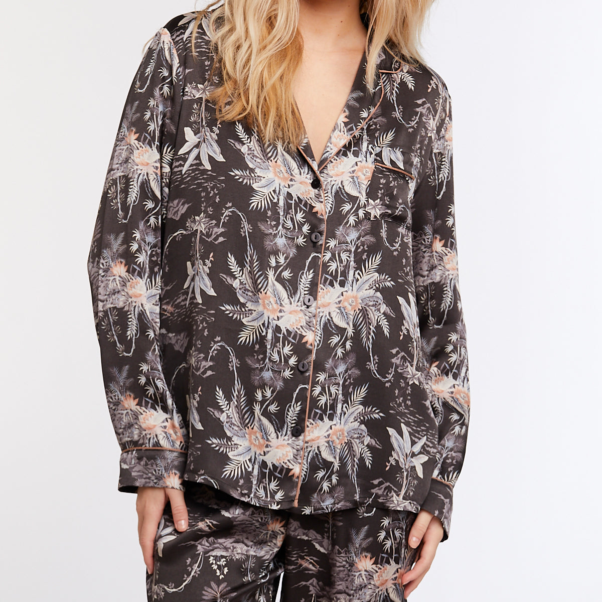 CCDK Josephine natskjorte, sort - 623599 - 9000 - Black