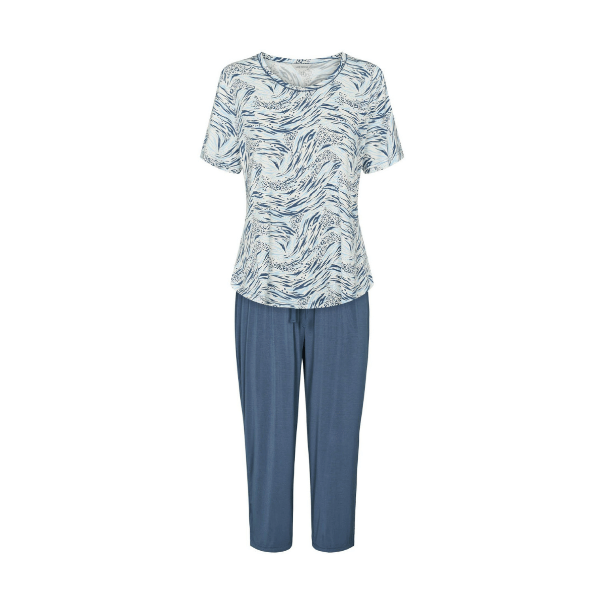Lady Avenue Bamboo pyjamas, blå - 63-807 - 676 - Blue Safari