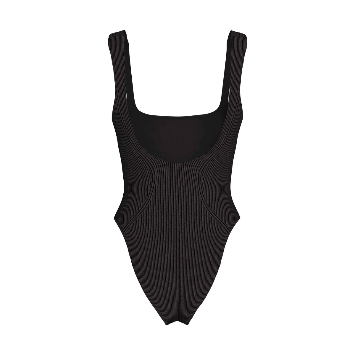 Calvin Klein badedragt uden bøjle, sort - LV00Q61142 - UB1 - Black