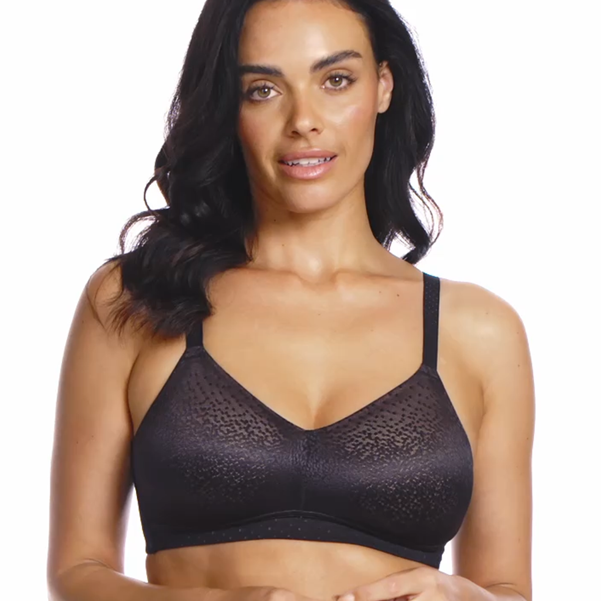 Wacoal Back Appeal BH uden bøjle, sort - WA852303 - BLK - Black
