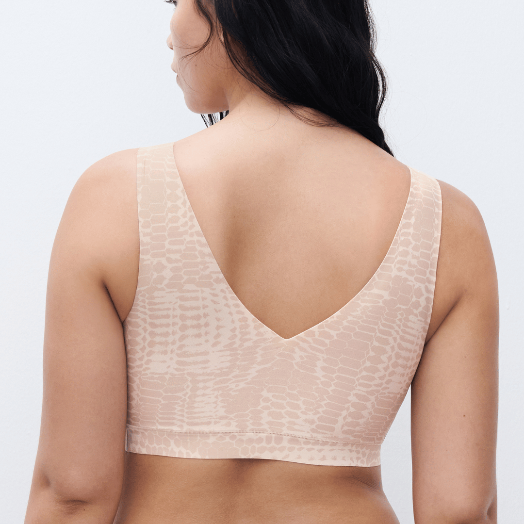 Chantelle Softstretch BH top, beige - C11D10 - A20 - Light Snake Print