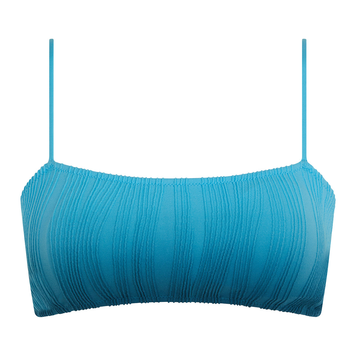 Chantelle Pulp bikini top uden bøjle, blå - C12VQ9 - 0IM - Blue Tie & Dye