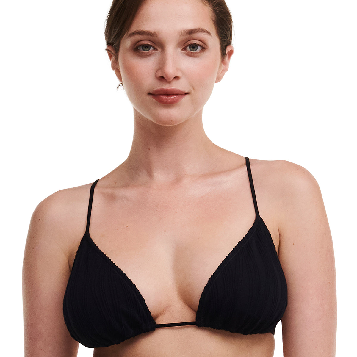Chantelle Pulp triangle bikini top, sort - C12VQF - 011 - Black
