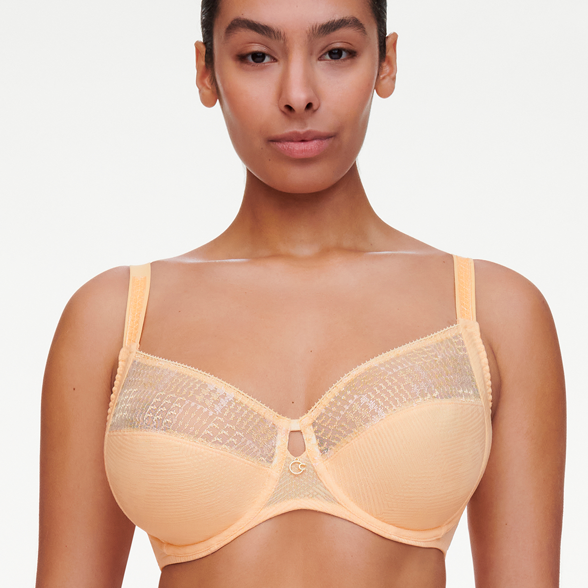 Chantelle Intrigue BH med bøjle, gul - C13WMU - 056 - Sunflower Yellow