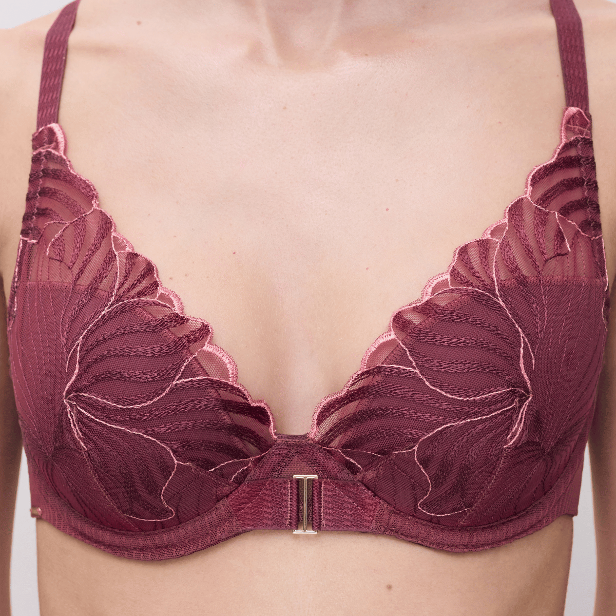 Chantelle Legend plunge BH, bordeaux - C15YNA - B02 - Sienna/Guava