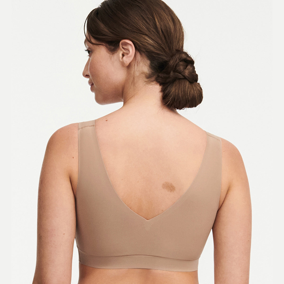 Chantelle SoftStretch Padded BH top, beige - C16A10 - 02T - Coffee Latte