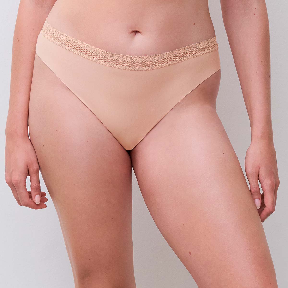 Chantelle Cozy Chic tanga trusse, nude - C17OG0 - 00Q - Clay Nude