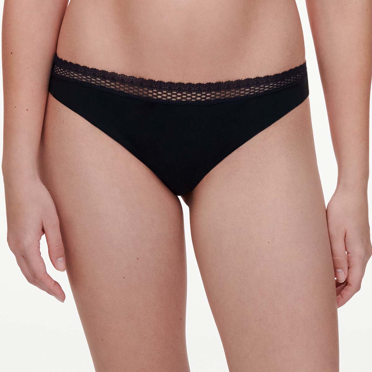 Chantelle Cozy Chic tanga trusse, sort - C17OG0 - 011 - Black
