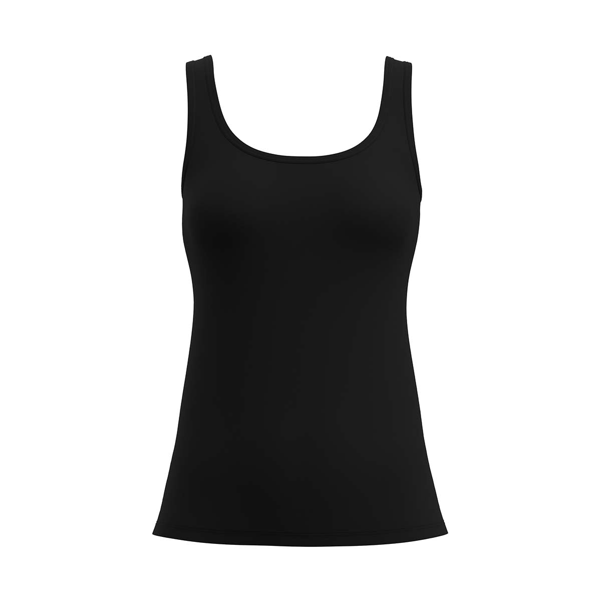 Calida Essential Cotton top, sort - 12834 - 992 - Black
