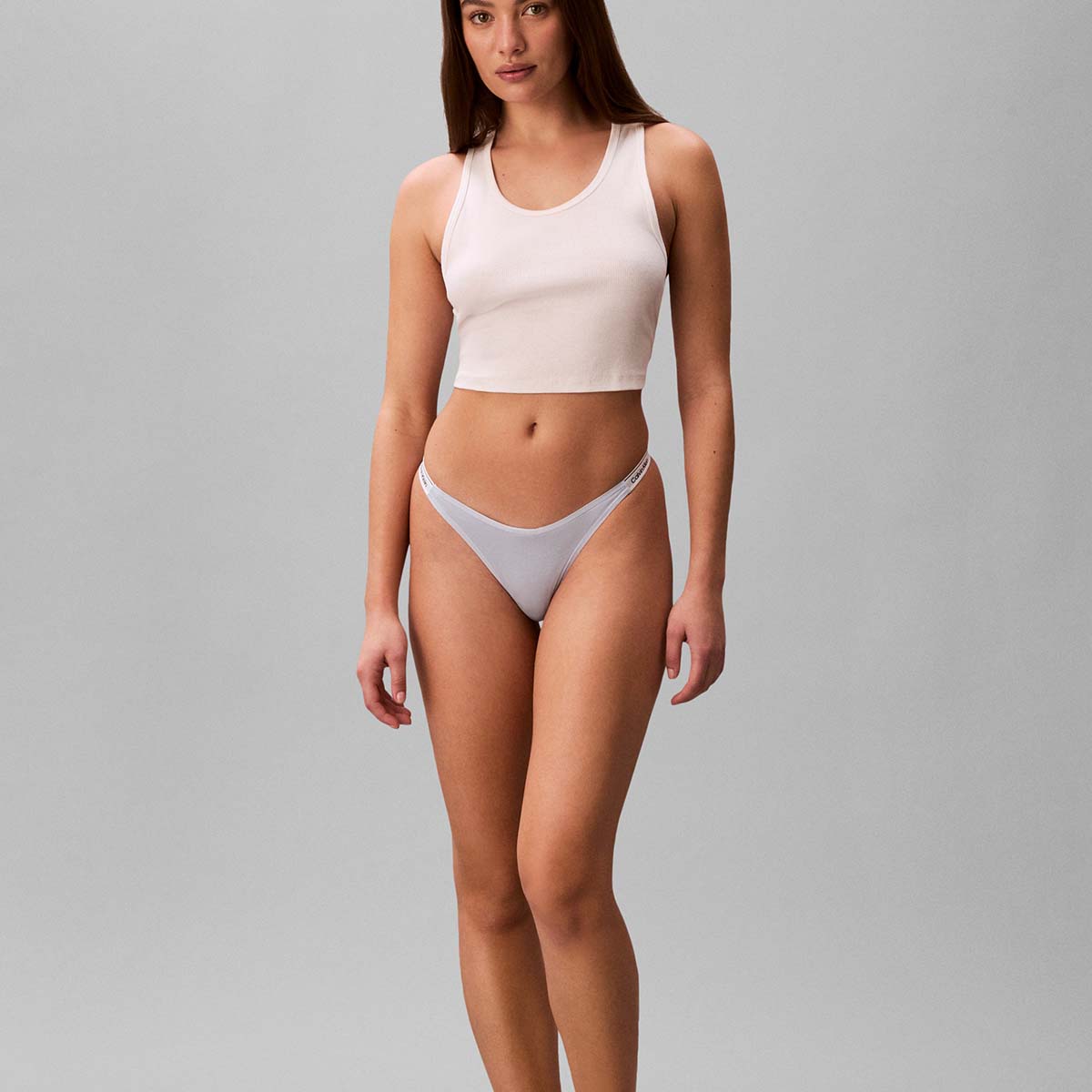 Calvin Klein Icon Logo g-streng, lyseblå - 000QD5157E - C1O - Breezy Blue