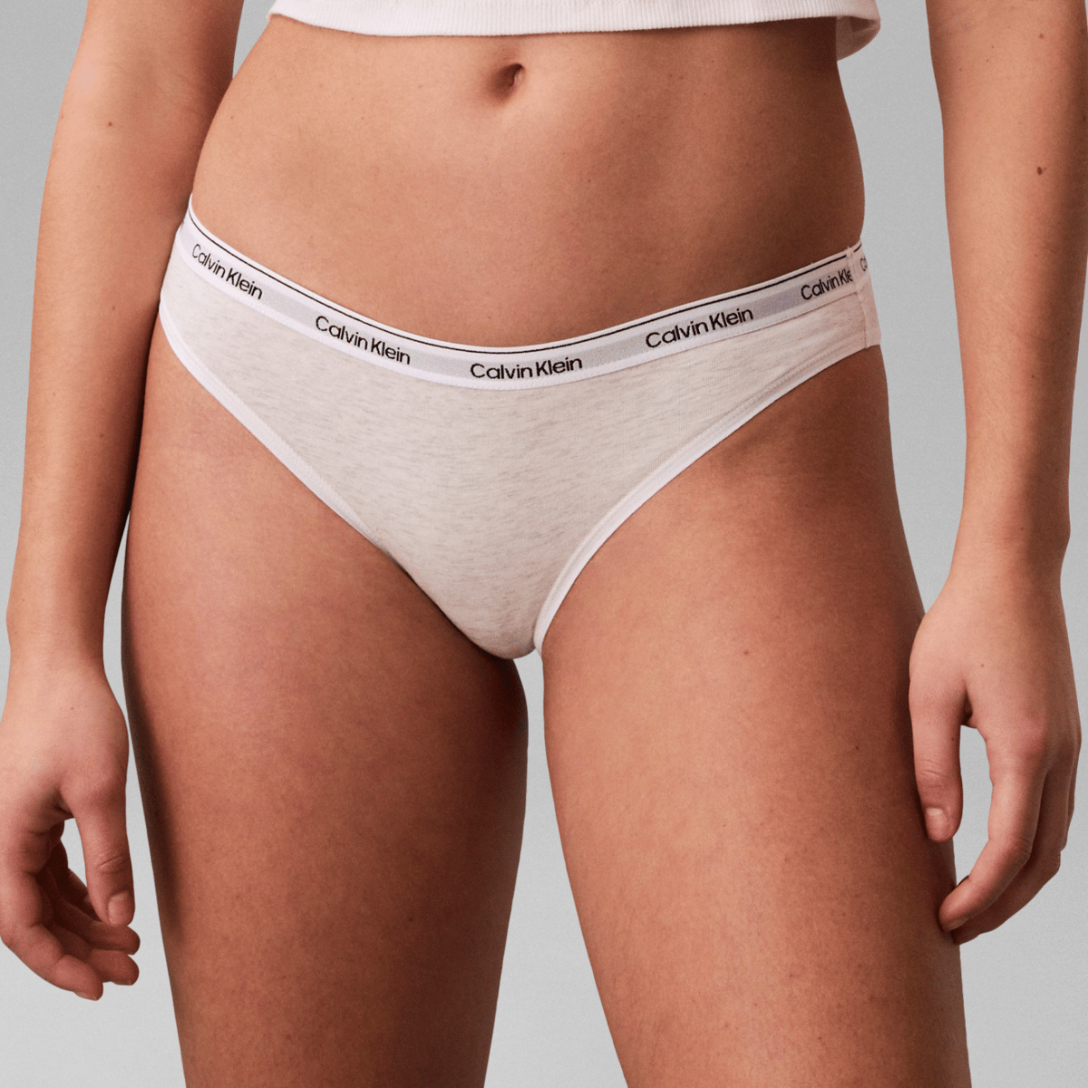 Calvin Klein Icon Logo tai trusse, grå - 000QD5044E - P34 - B01 Snow Htr