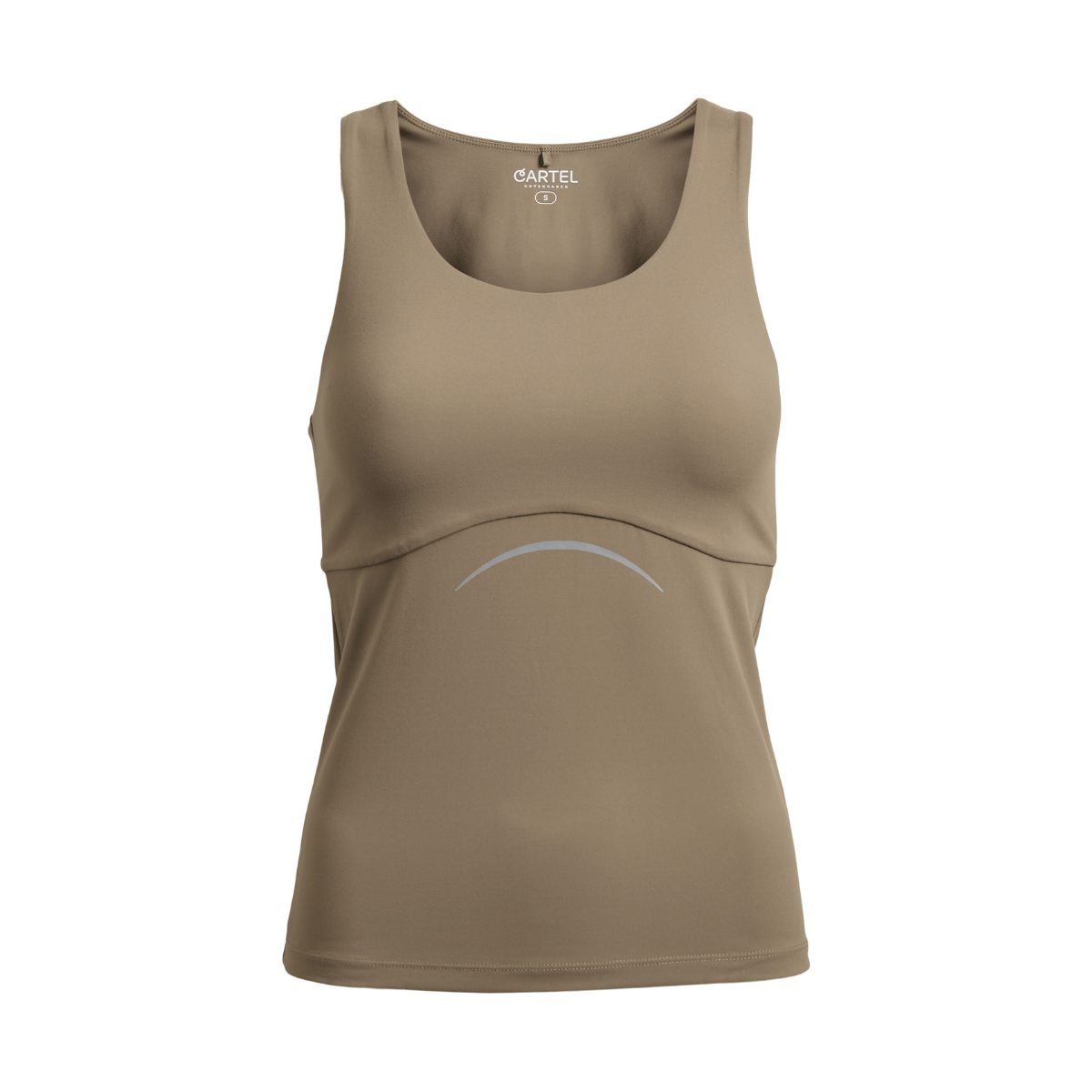 Copenhagen Cartel Balance sportstop, brun - 164401 - HAZEL - Hazel