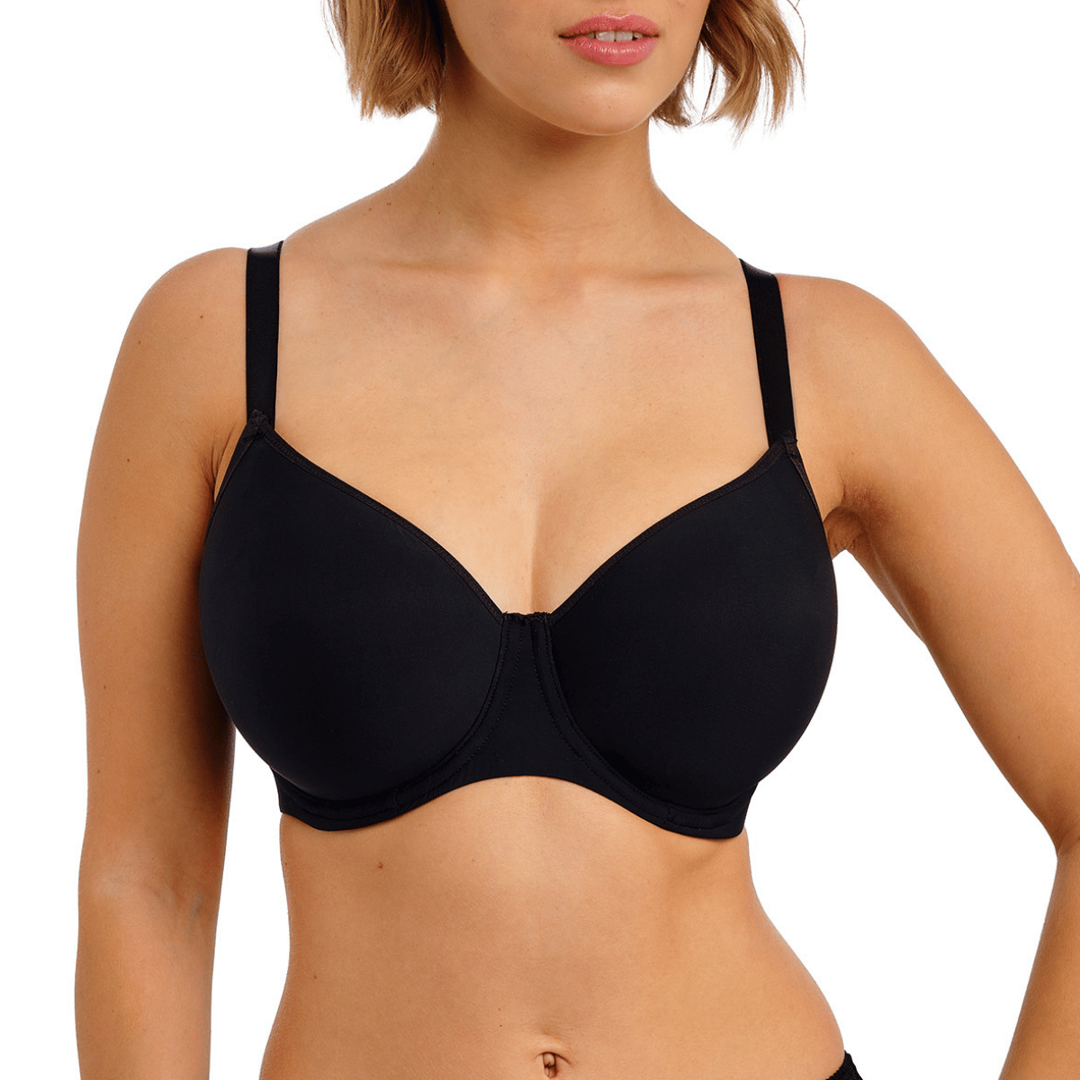 Freya Essentially Smooth BH med bøjle, sort - AA404432 - BLK - Black