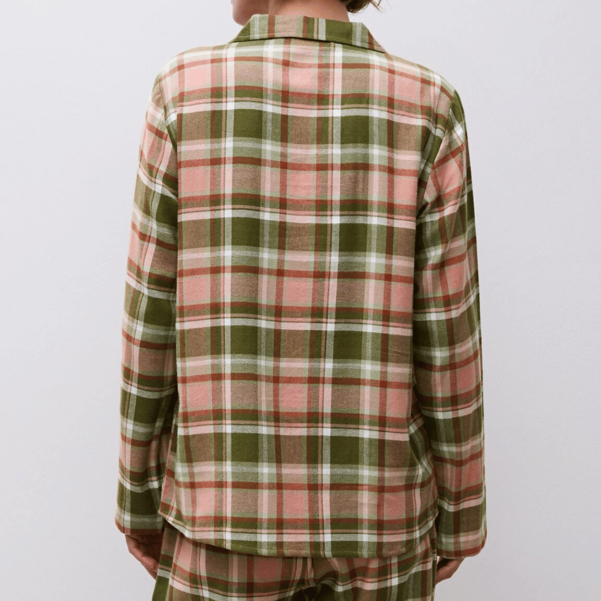 Femilet Heat natskjorte, multi - FN3820 - C29 - Green Blush Checks