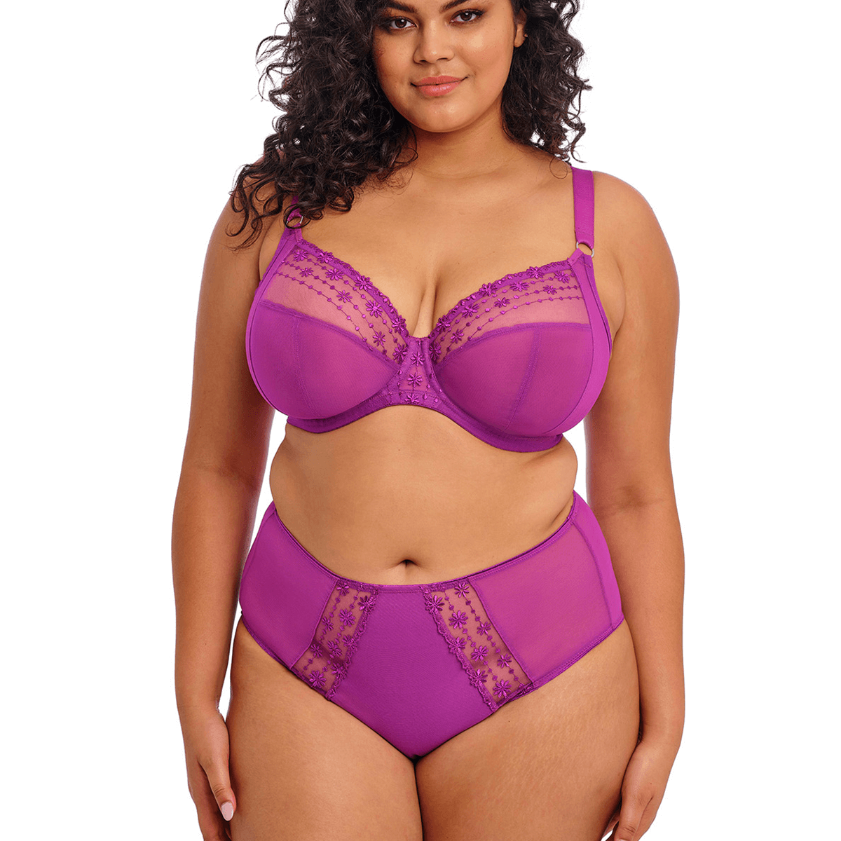 Elomi Matilda maxi trusse, lilla - EL8906 - HOC - Hollyhock