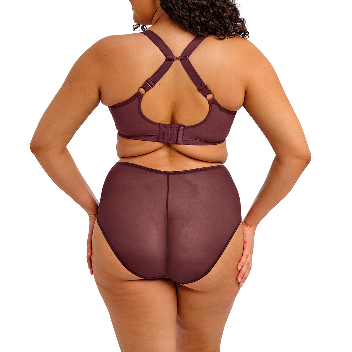 Elomi Matilda plunge BH, bordeaux - EL8900 - SUM - Sugarplum