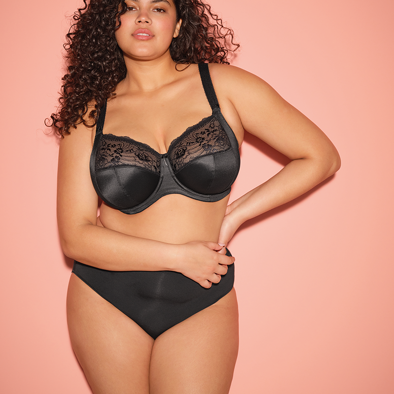 Elomi Morgan BH med bøjle, sort - EL4111 - BLK - Black