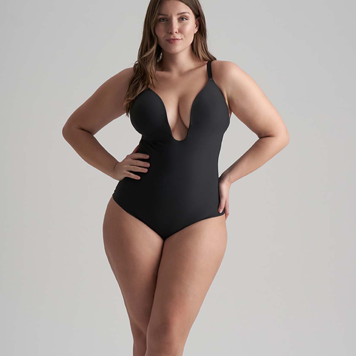 Bye Bra Sculpting Bodysuit bodystocking, sort - SCPBDVT - Black - Black