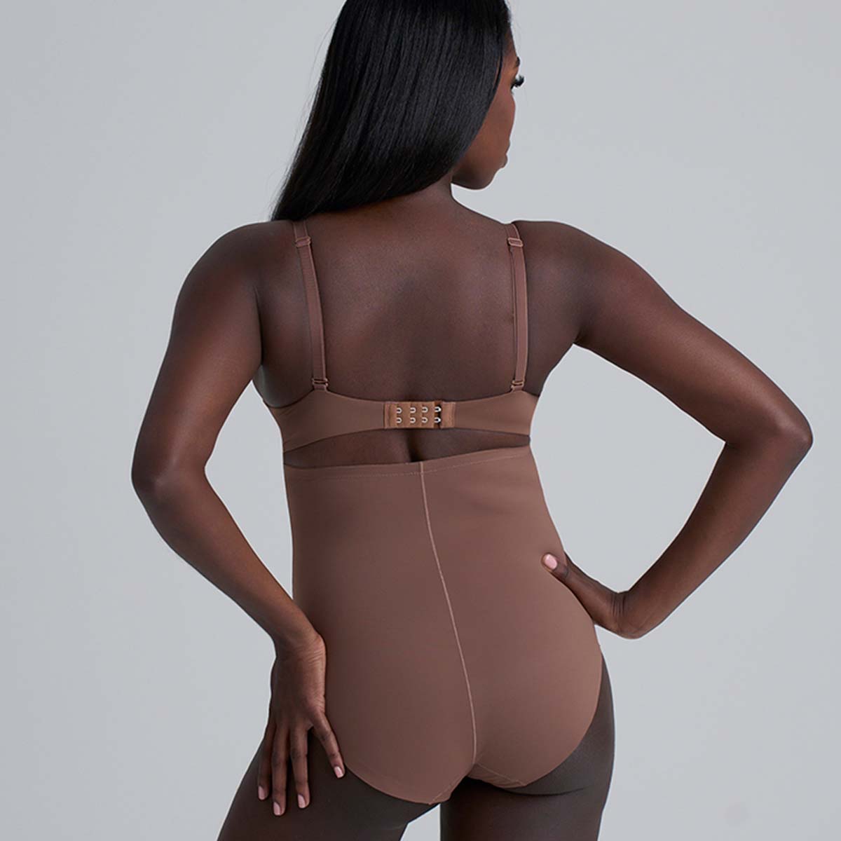 Bye Bra Sculpting High Waist maxi trusse, brun - SCPHWB - Cocoa - Cocoa