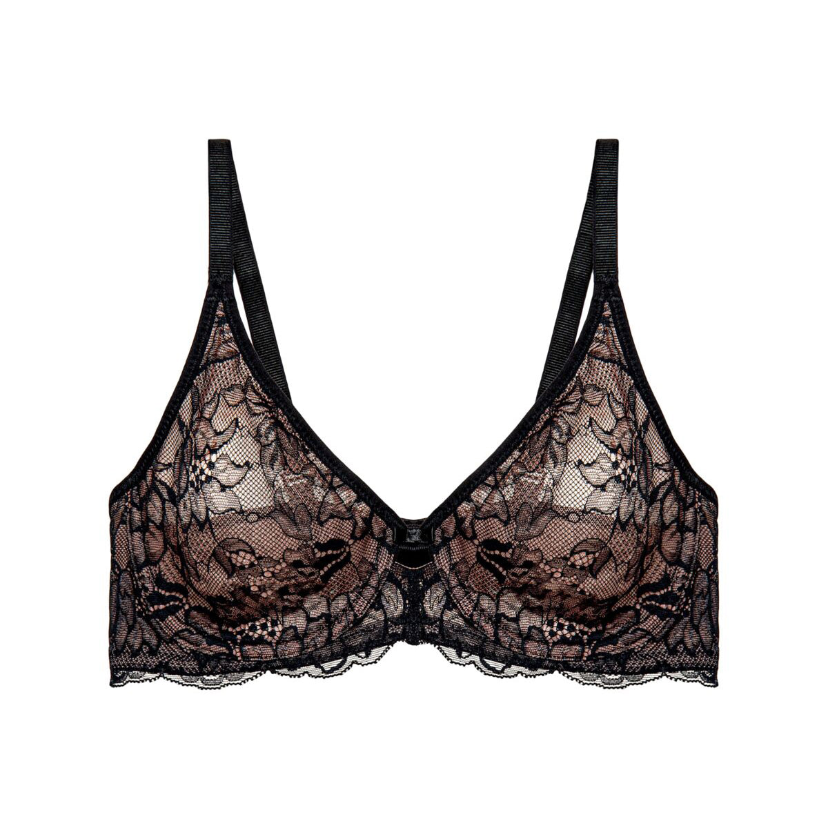 Triumph Amourette Charm W02 BH med bøjle, sort - 10199586 - 0004 - Black