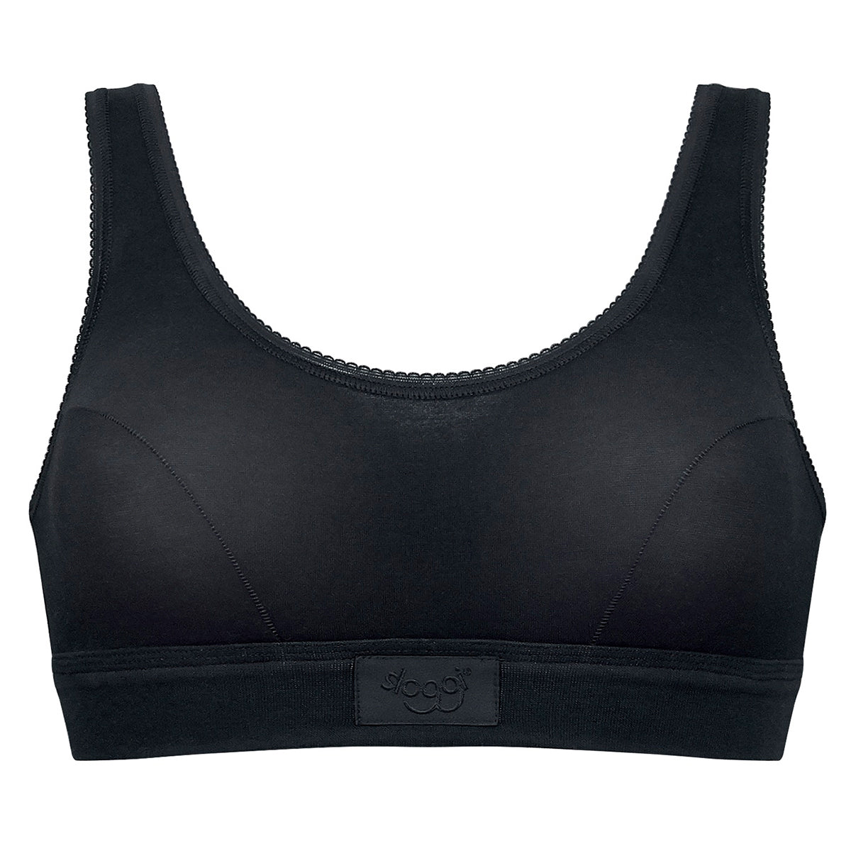 Sloggi Double Comfort BH top, sort - 10022574 - 0004 - Black