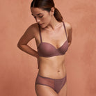 Marie Jo Louie push-up BH, beige - 0122097 - SAT - Satin Taupe
