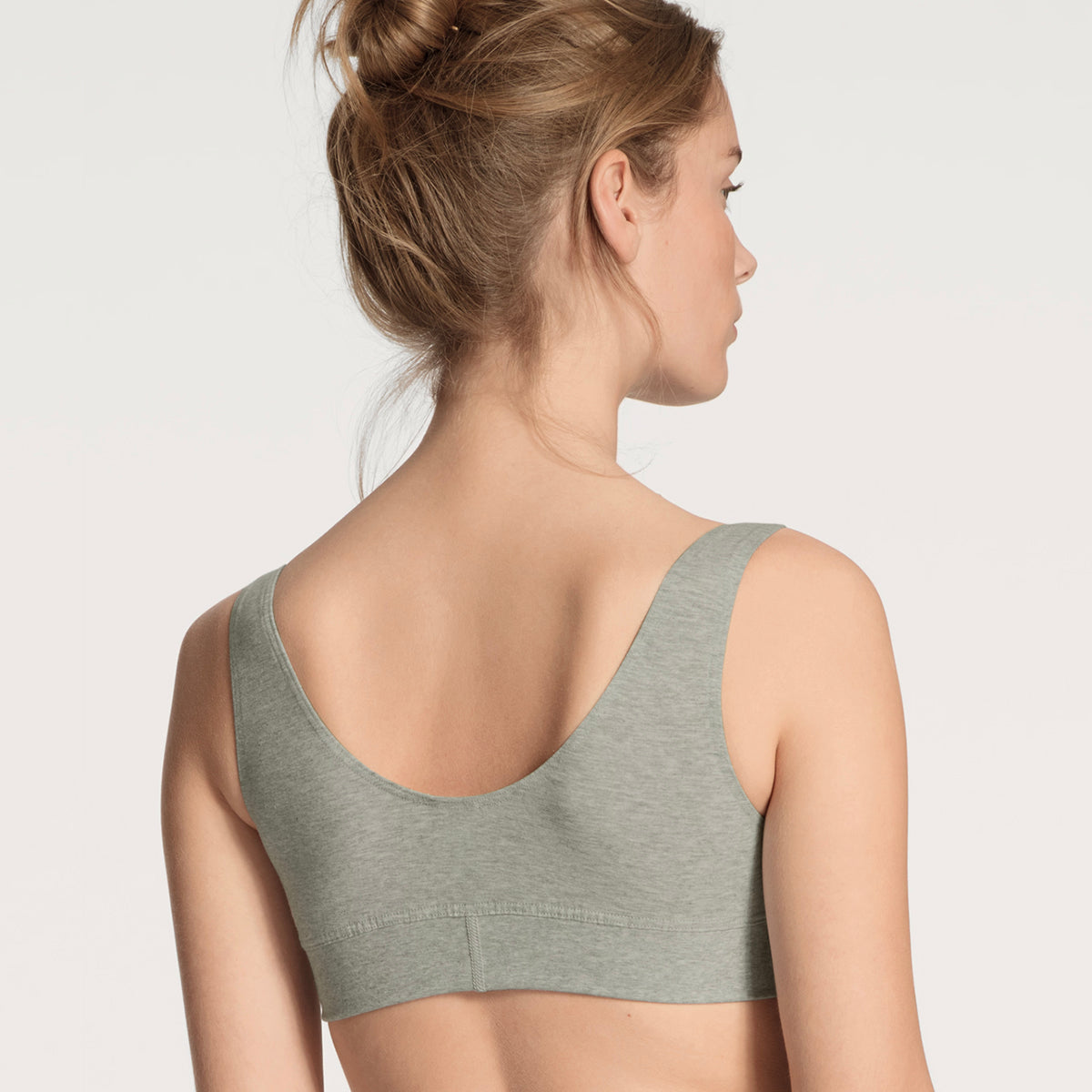 Calida Elastic Bustier BH top, grå - 2138 - 096 - Stone Melange