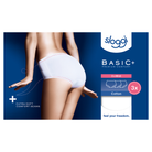 Sloggi Basic+ 3-Pack midi trusse, hvid - 10007657 - 0003 - White