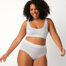 Sloggi Double Comfort maxi trusse, hvid - 10010178 - - White