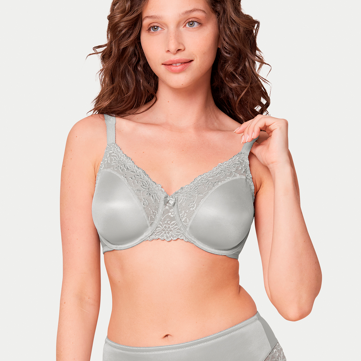 Triumph Ladyform Soft W BH med bøjle, grå - 10166306 - 00FU - Grey