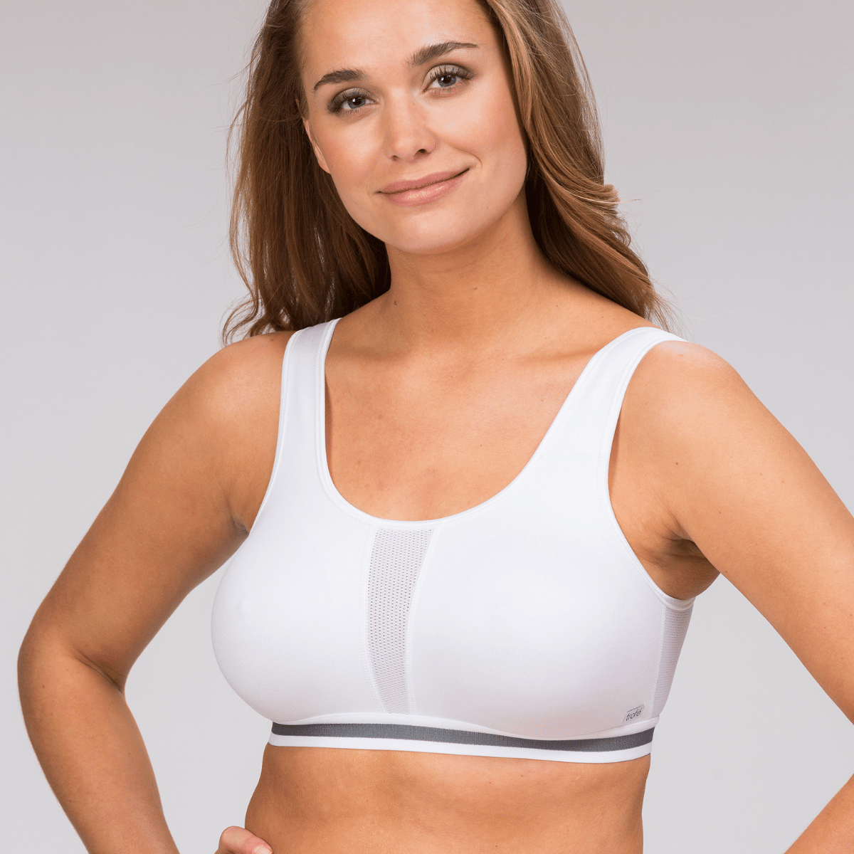 Trofé Carolina sports BH, hvid - 10195 - 1000 - White