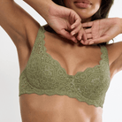 Triumph Amourette WHP BH med bøjle, grøn - 10209584 - 7855 - Olive Gold
