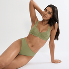 Triumph Amourette tai trusse, grøn - 10210688 - 7855 - Olive Gold