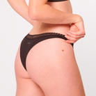 Sloggi GO Ribbed 2-Pack brazilian trusse, sort - 10213152 - 0004 - Black