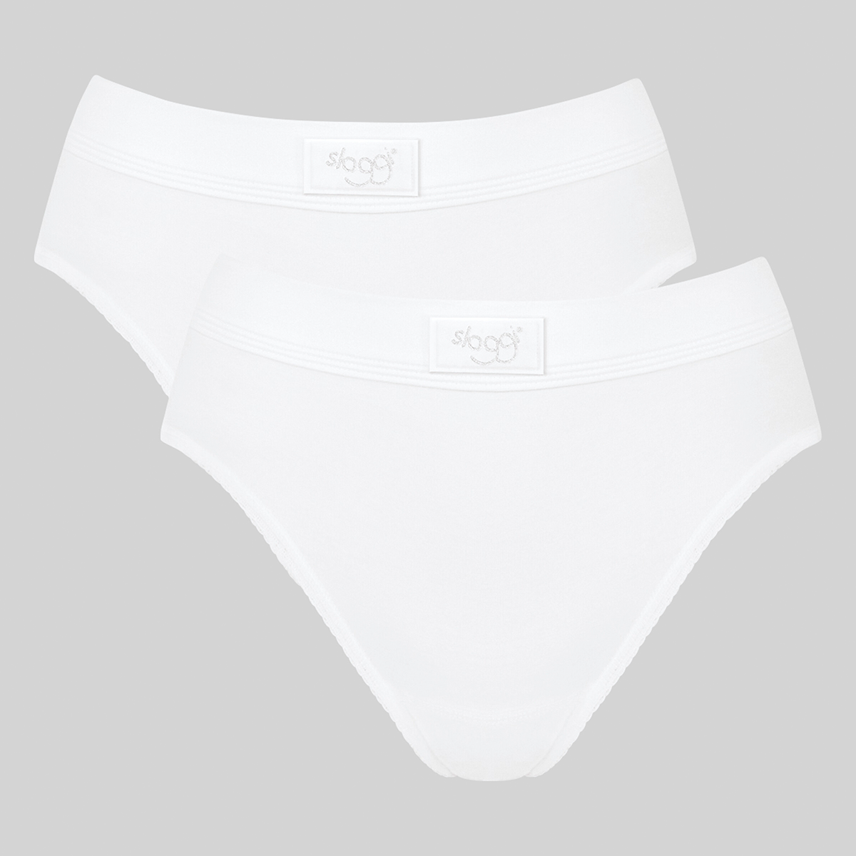 Sloggi Double Comfort 2-Pack tai trusse, hvid - 10213270 - 0003 - White