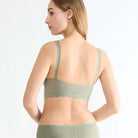 Sloggi Zero Feel Bliss bralette BH, grøn - 10219598 - 00IQ - Moss Green Old