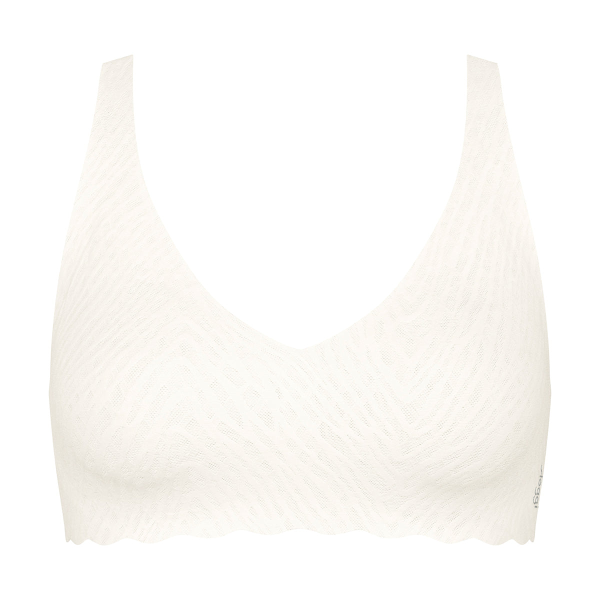 Sloggi Zero Feel Bliss bralette BH, hvid - 10219688 - 00GZ - Silk White