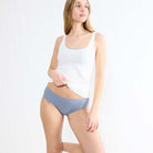 Sloggi Zero Feel Bliss hipster trusse, blå - 10219689 - 00PP - Bluish Gray
