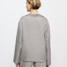 Triumph Silky Sensuality natskjorte, grå - 10221063 - 7816 - Silent Grey